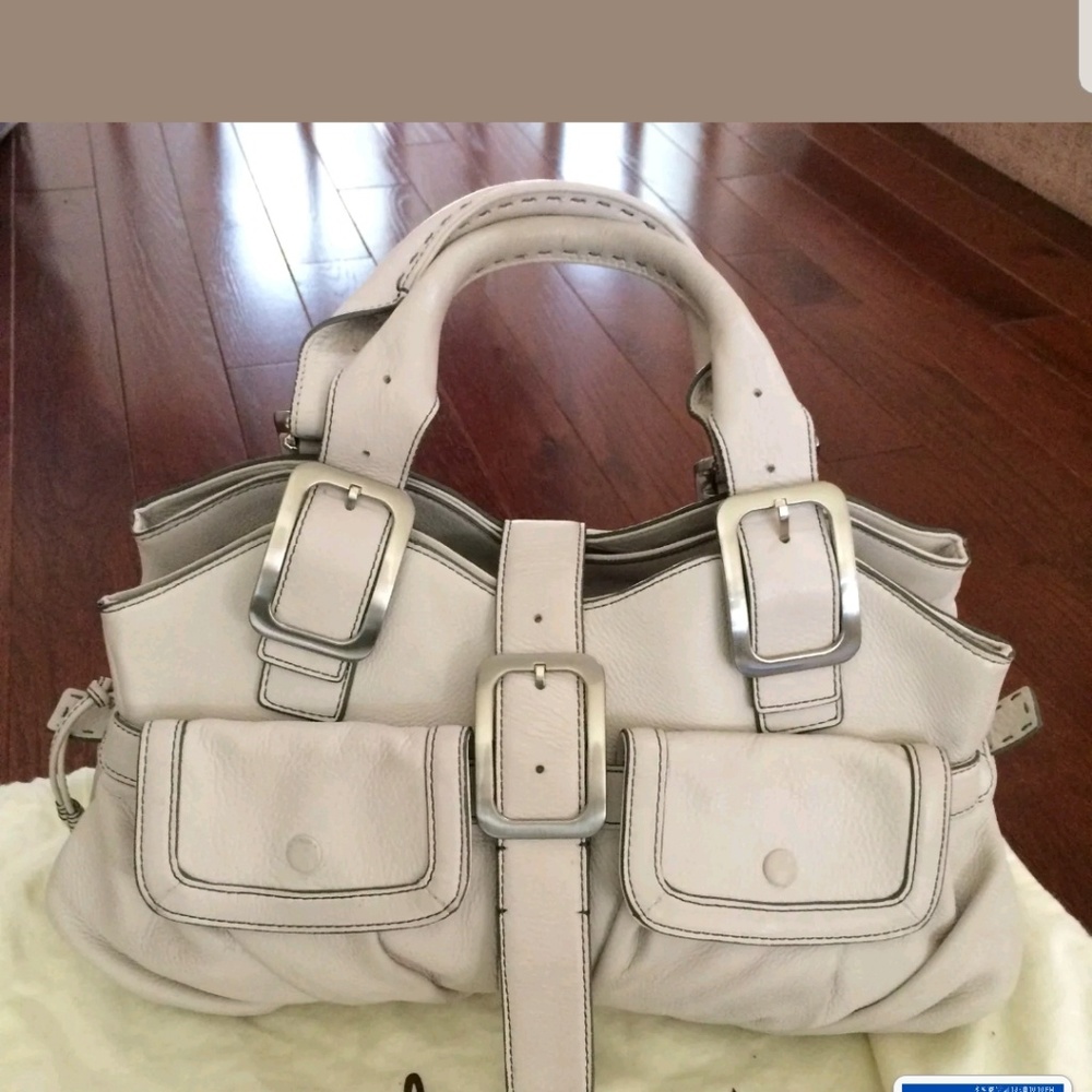Great condition Cole Haan white bag.